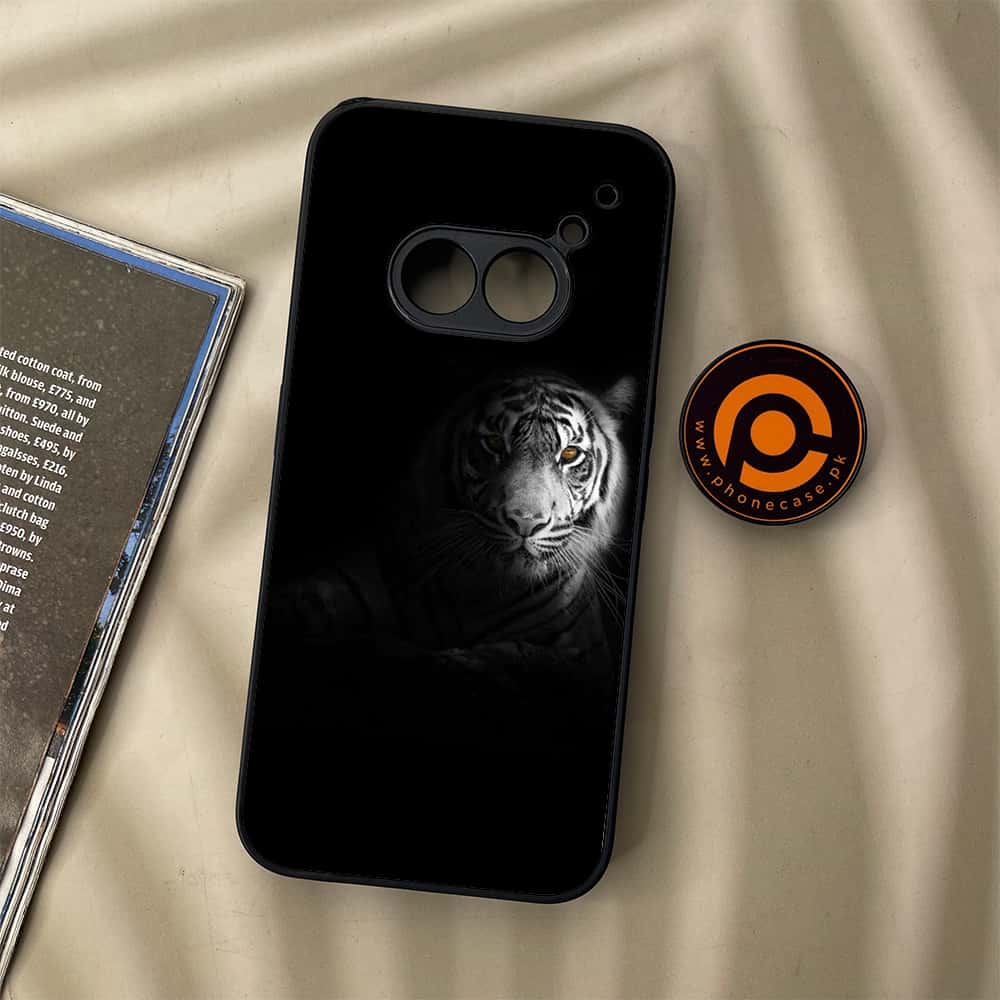 Nothing Phone (2a) - Tiger Series - Premium Metal Printed soft Bumper Shock Proof Case