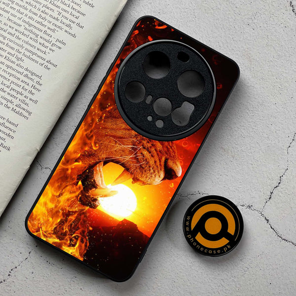 Xiaomi 15 Ultra - Tiger Series - Premium Metal Printed Soft Bumper Shockproof Case