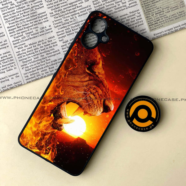 Samsung Galaxy A06  - Tiger Series - Premium Metal Printed soft Bumper shock Proof Case