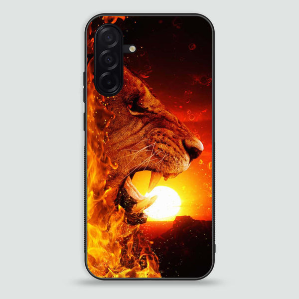 Samsung Galaxy A26 - Tiger Series - Premium Printed Glass soft Bumper shock Proof Case