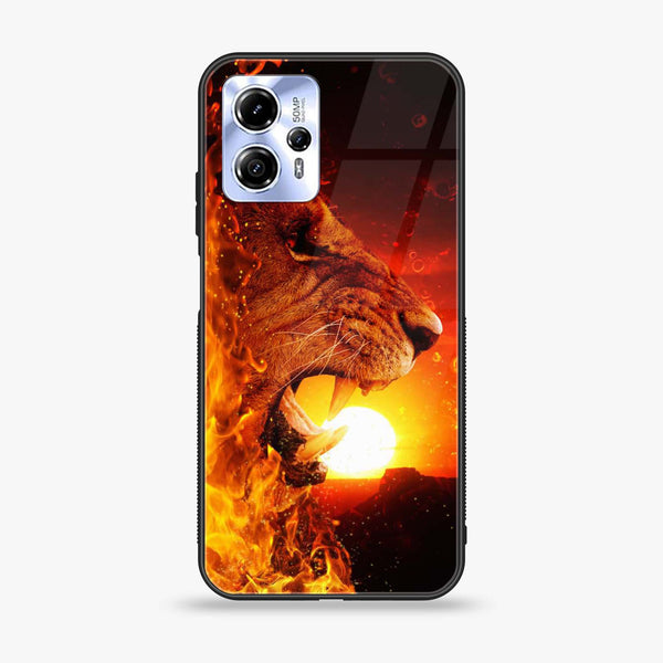 Motorola Moto G23 - Tiger Series - Premium Printed Glass soft Bumper shock Proof Case