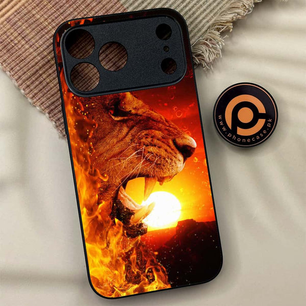 iPhone 17 Pro Max - Tiger Series - Premium Metal Printed soft Bumper shock Proof Case