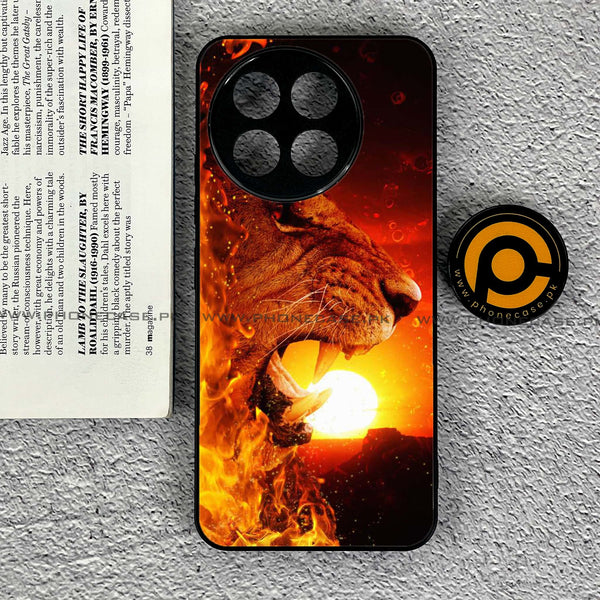 OnePlus 13R - Tiger Series - Premium Printed Glass soft Bumper shock Proof Case