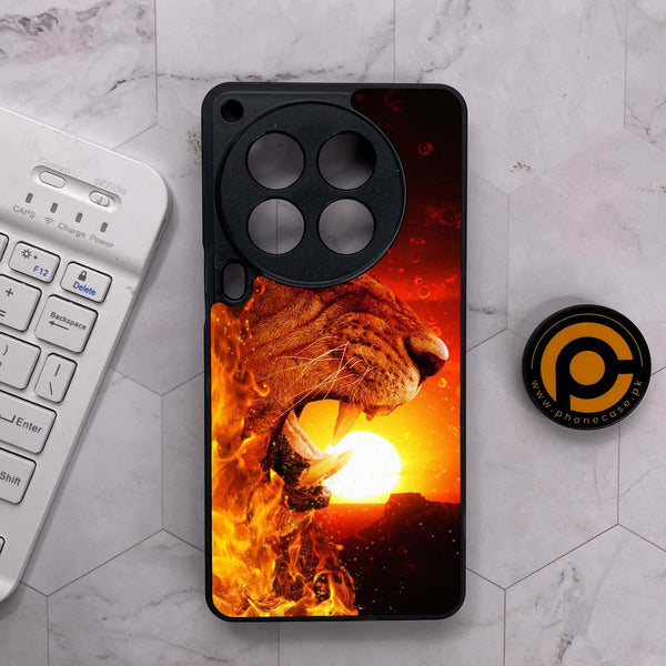 Tecno Camon 30 Premier - Tiger Series - Premium Metal Printed soft Bumper shock Proof Case