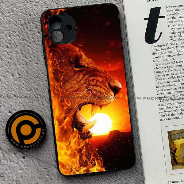 Samsung Galaxy A04 - Tiger Art Series - Premium Printed Metal soft Bumper shock Proof Case