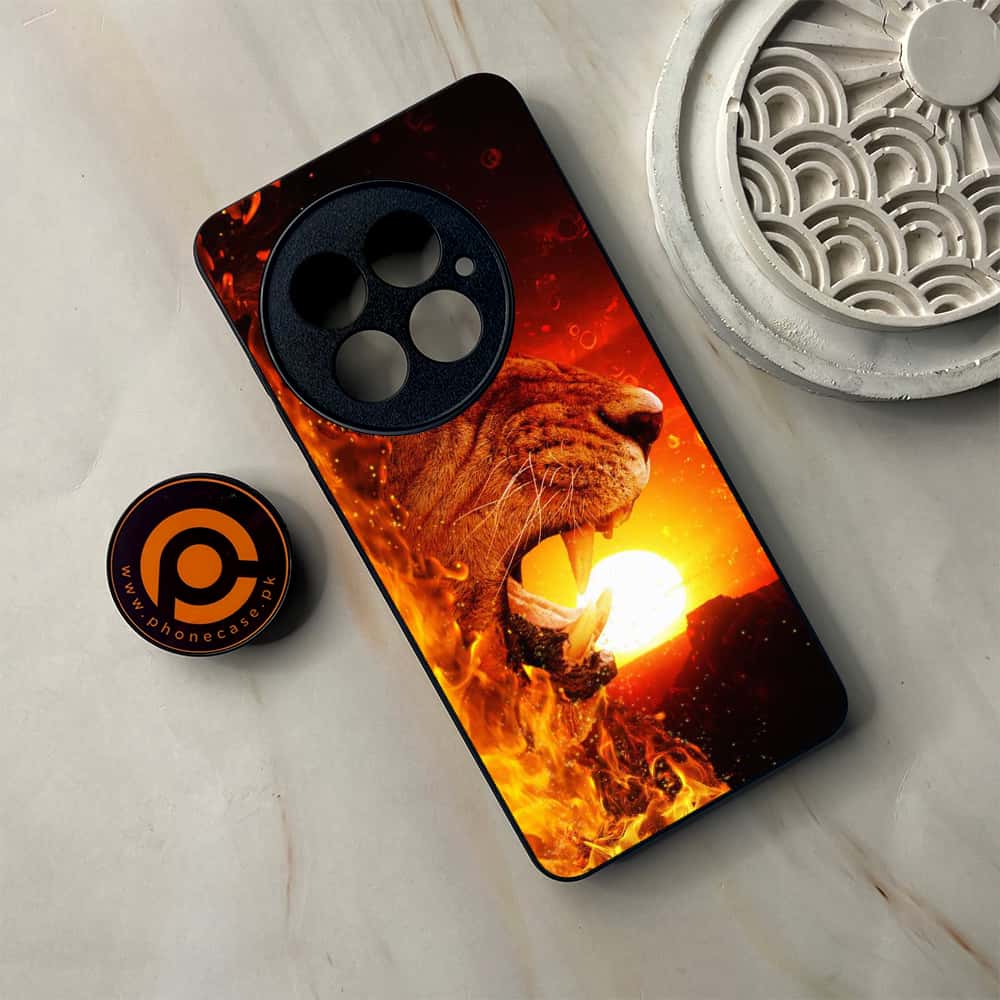 OnePlus 13 - Tiger Series - Premium Metal Printed soft Bumper shock Proof Case