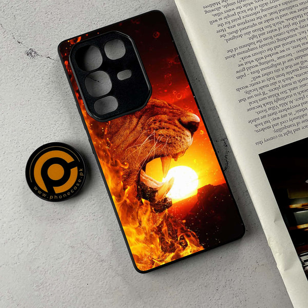 Infinix Note 50/ Note 50 Pro - Tiger Design 1  - Premium Metal Printed Soft Bumper Shockproof Case   CS-36625