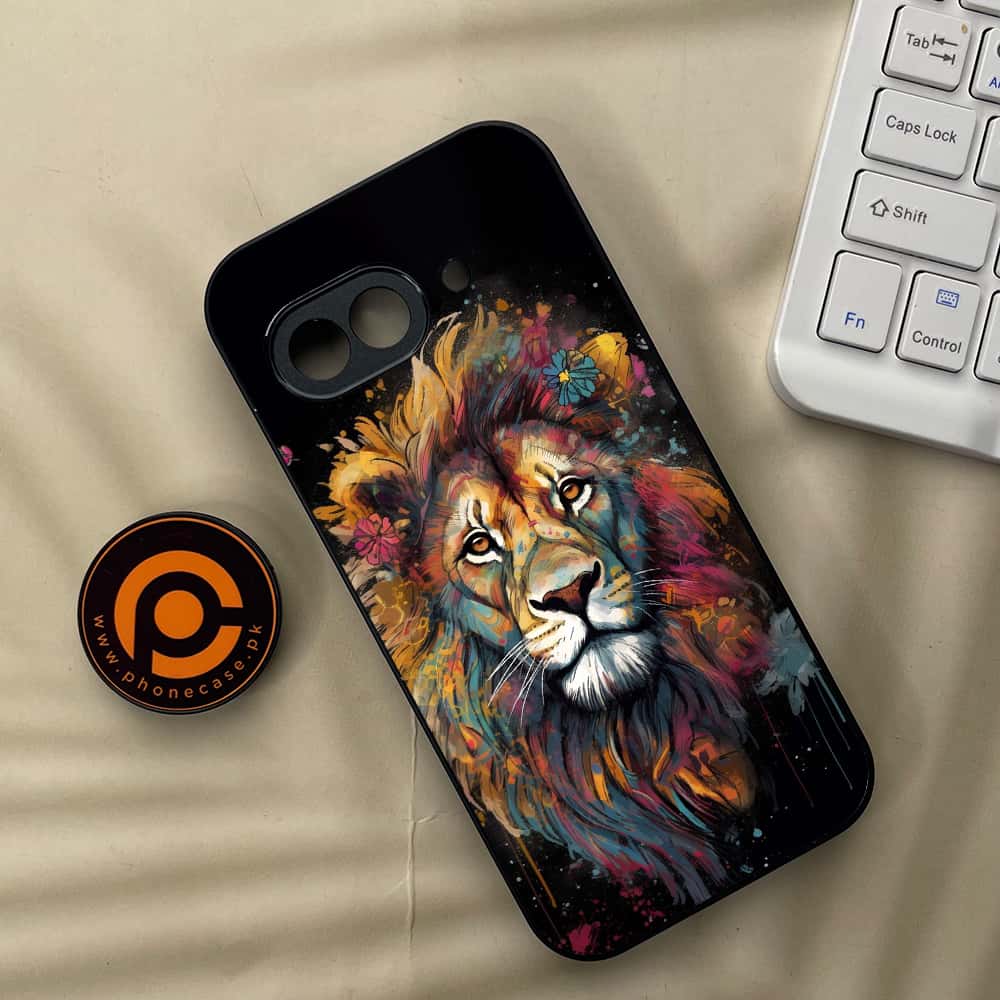 Google Pixel 9a - Tiger 2.0 Series - Premium Metal Printed soft Bumper Shock Proof Case