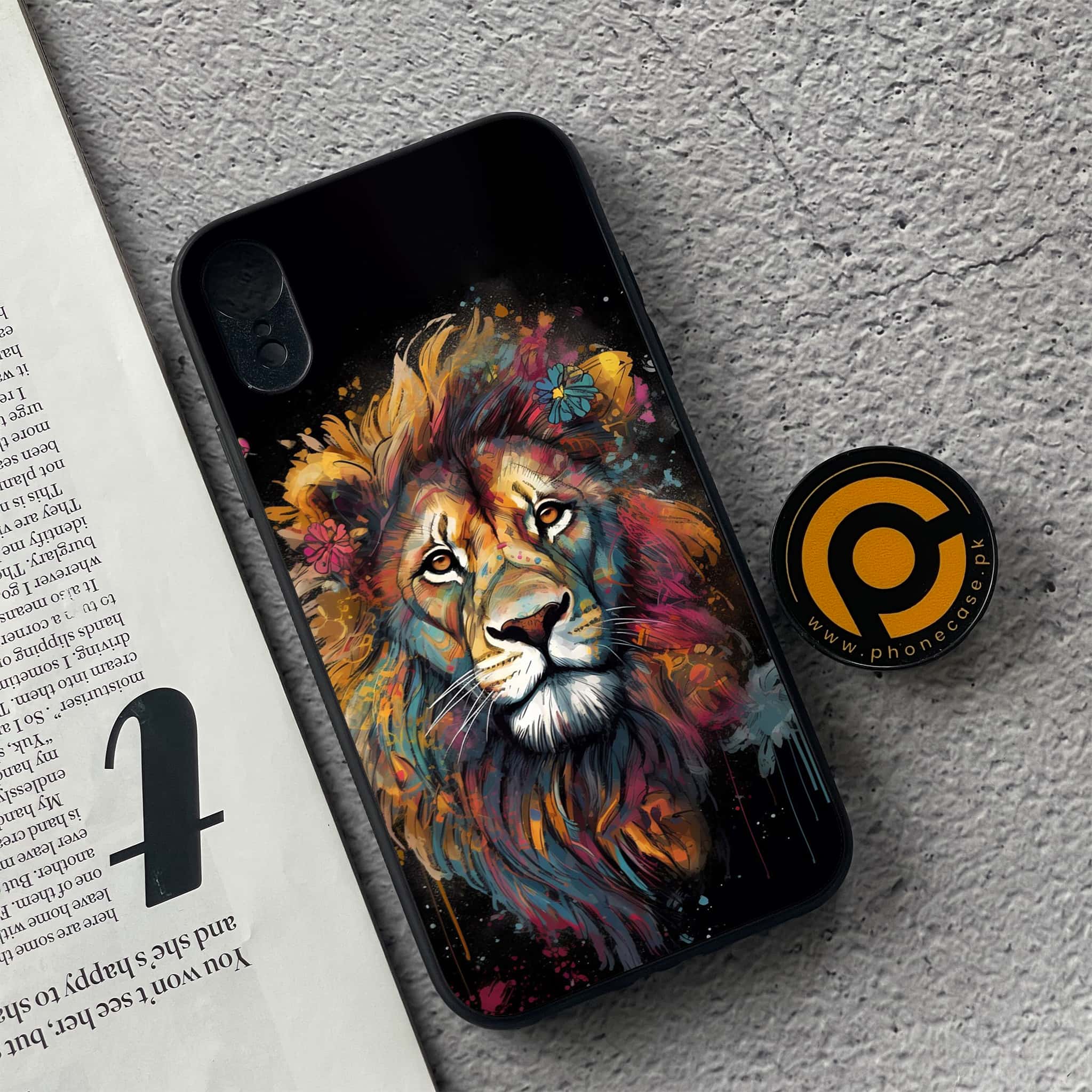 iPhone XR - Tiger 2.0 Series - Premium Metal  Printed soft Bumper shock Proof Case