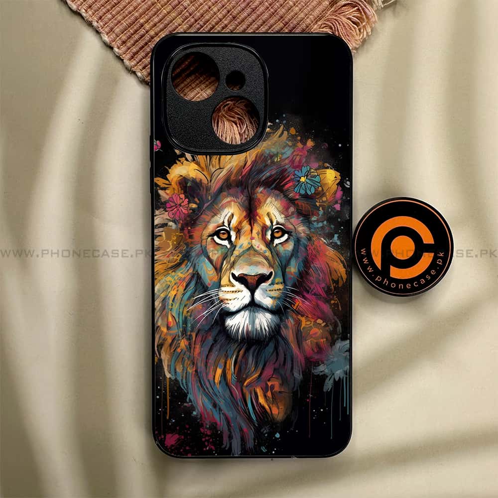 Tecno Spark 40C - Tiger 2.0 Series - Premium Metal Printed soft Bumper shock Proof Case