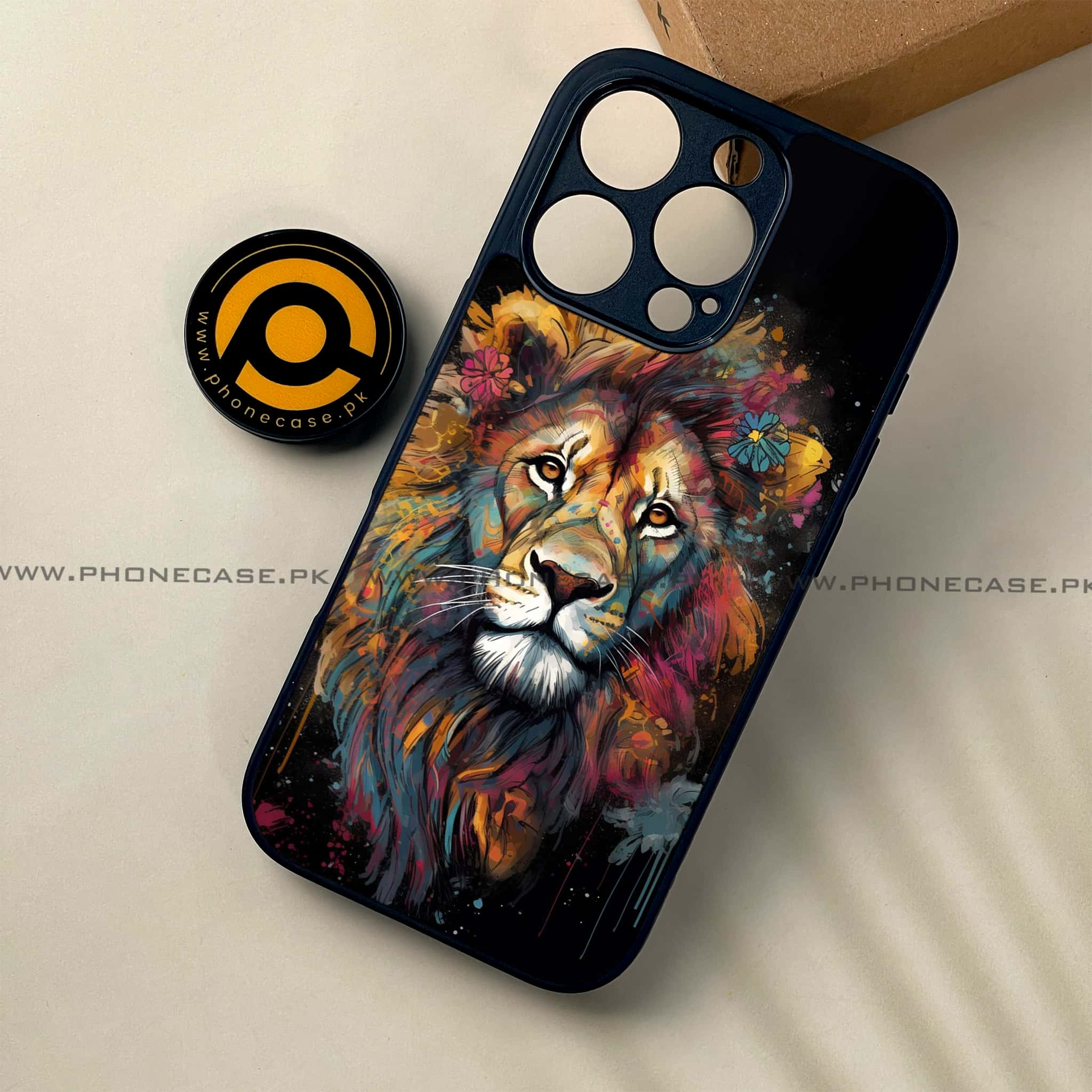 iPhone 16 Pro - Tiger 2.0 Series - Premium Printed Glass soft Bumper shock Proof Case