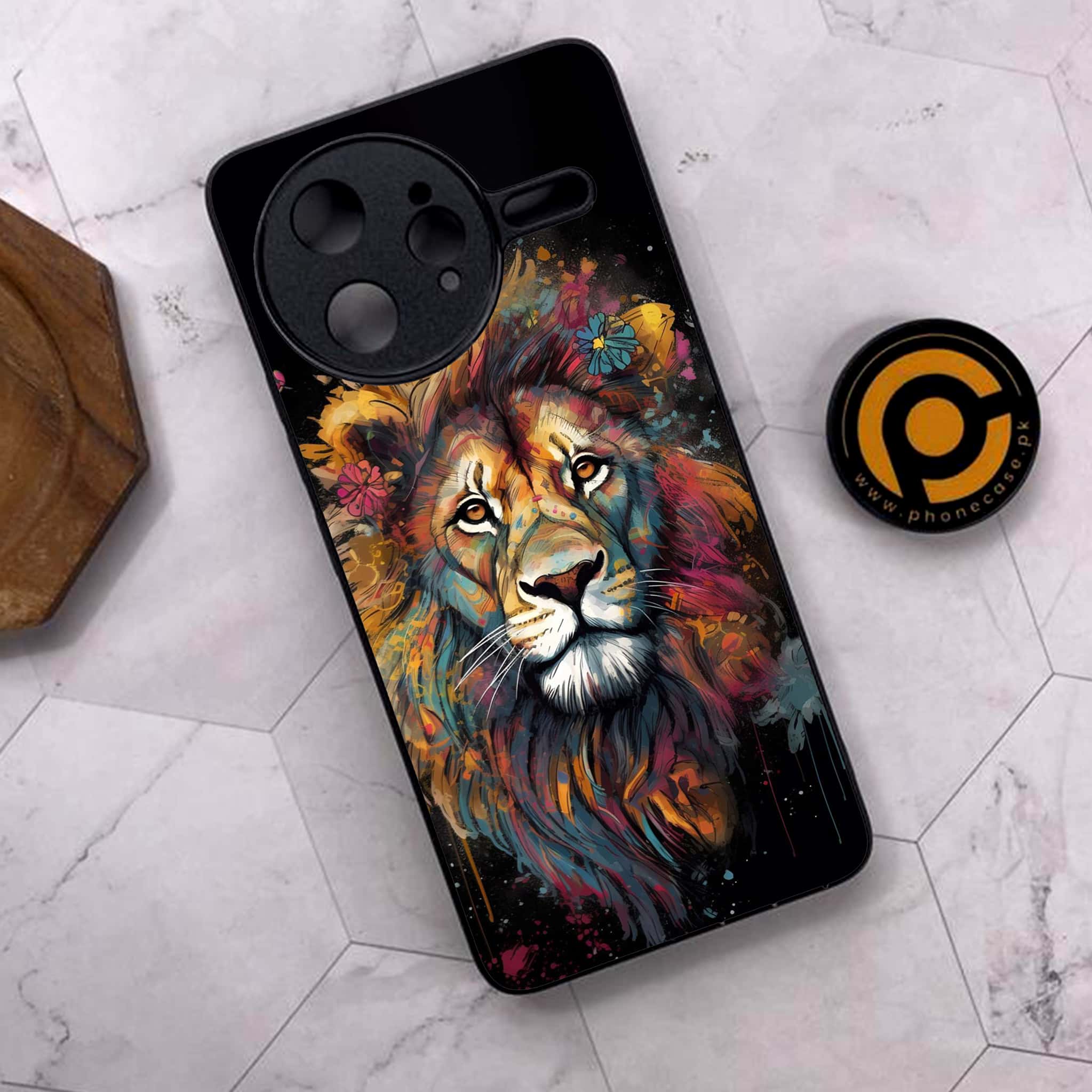 Xiaomi Poco F7 Ultra 5G - Tiger 2.0 Series - Premium Metal Printed soft Bumper shock Proof Case