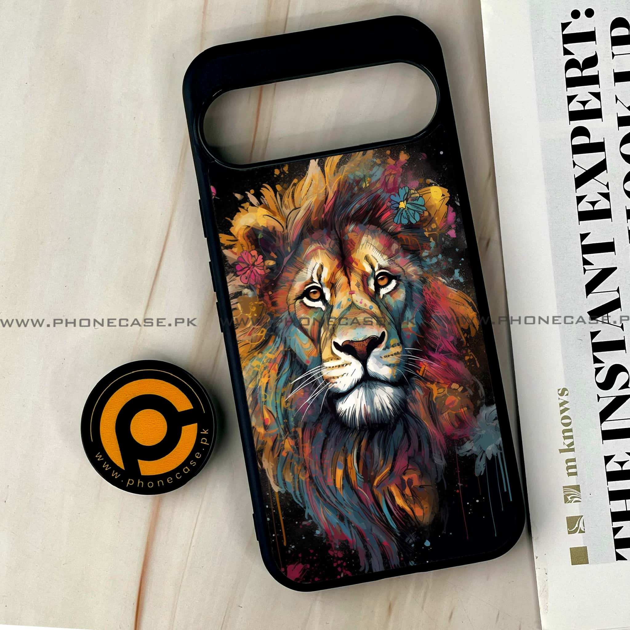 Google Pixel 9 Pro XL - Tiger 2.0 Series - Premium Printed Glass soft Bumper shock Proof Case