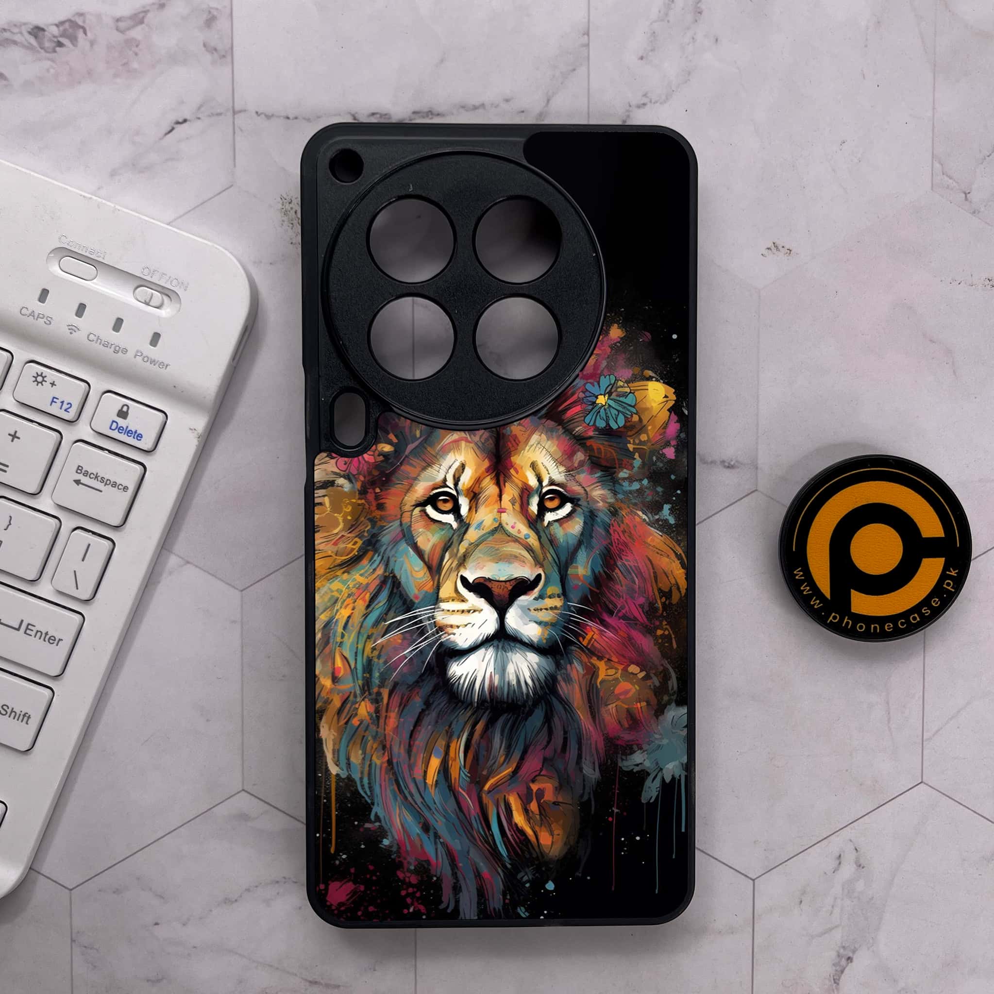 Tecno Camon 30 Premier - Tiger 2.0 Series - Premium Metal Printed soft Bumper shock Proof Case