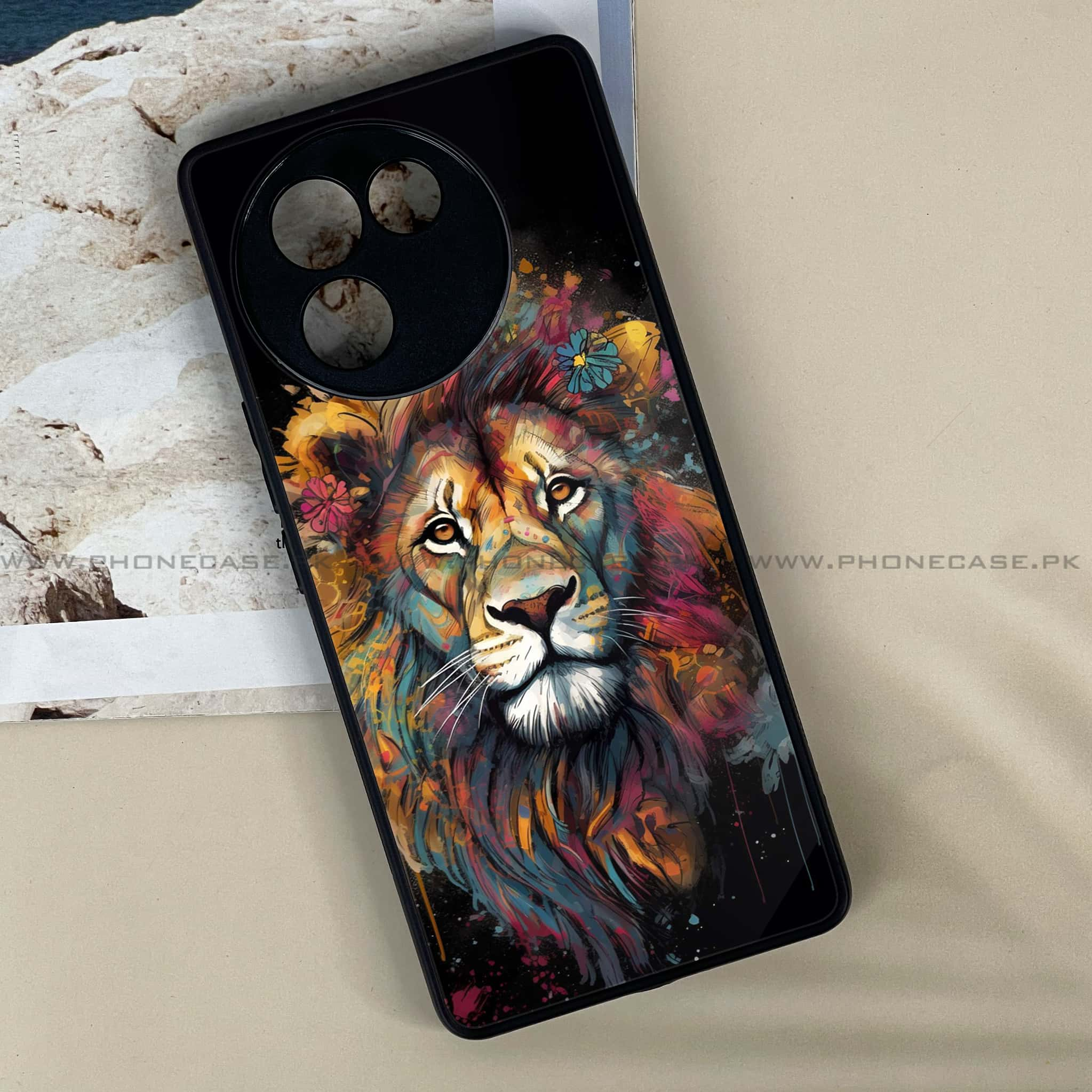 Vivo V30E - Tiger 2.0 Series - Premium Printed Metal soft Bumper shock Proof Case