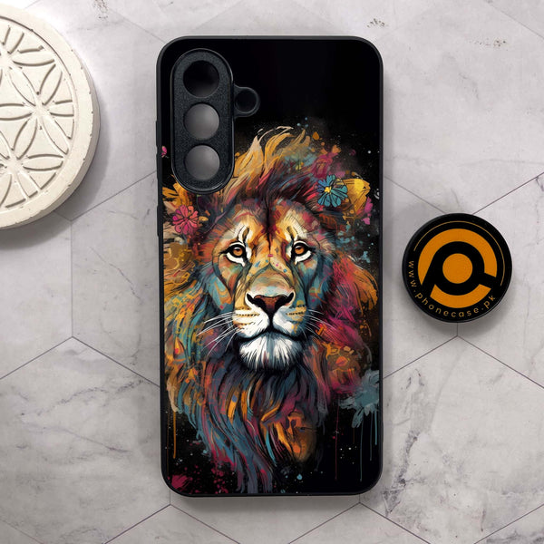 Samsung Galaxy A56 5G - Tiger 2.0 Design 10  - Premium Metal Printed soft Bumper shock Proof Case CS-38767