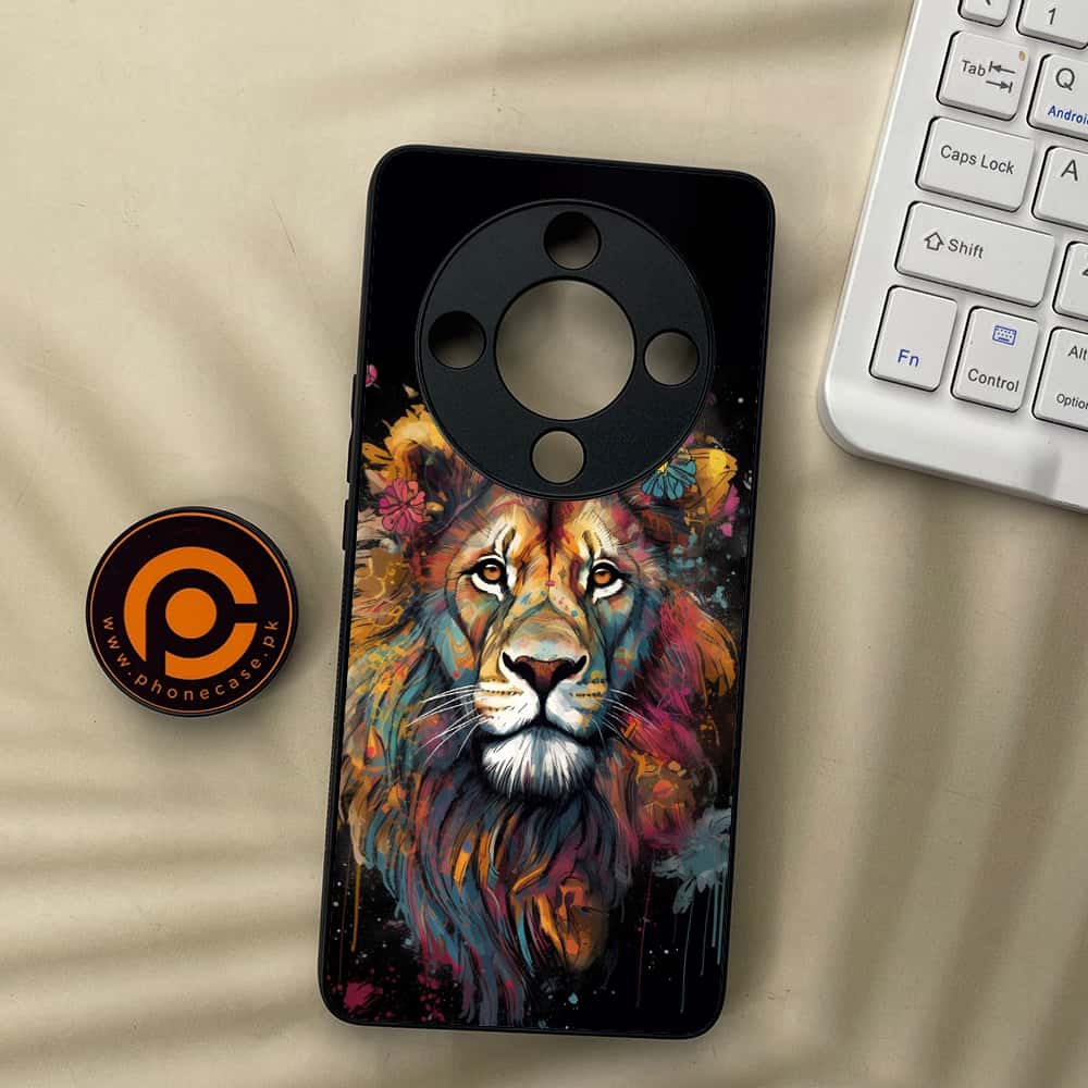 HONOR X9b 5G - Tiger 2.0 Series - Premium Metal  Printed soft Bumper shock Proof Case