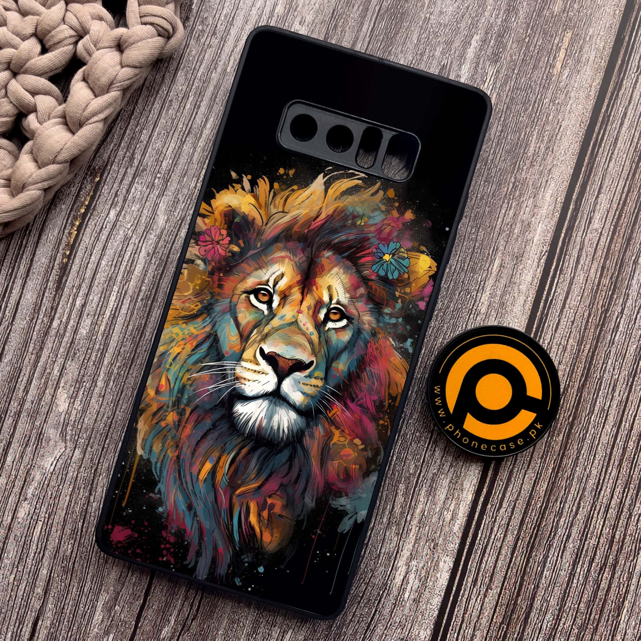 Samsung Galaxy Note 8 - Tiger 2.0 Series - Premium Metal Printed soft Bumper shock Proof Case
