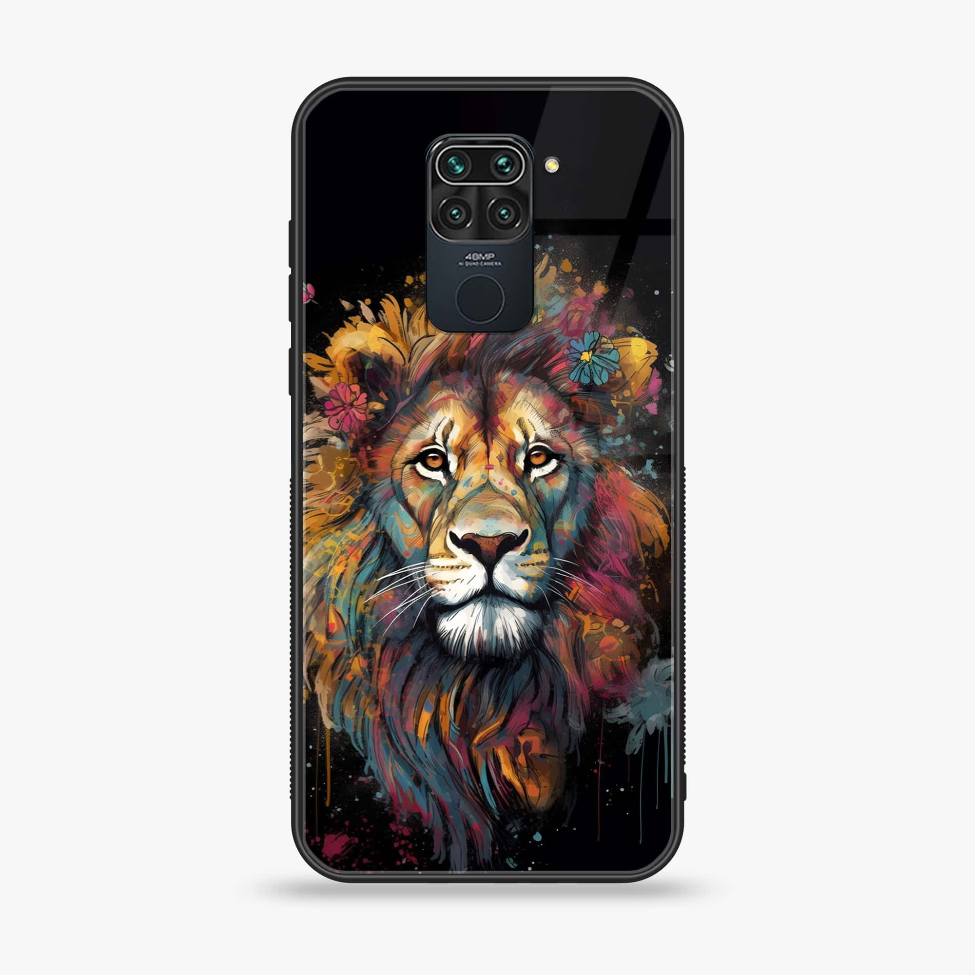 Xiaomi Redmi 10X - Tiger 2.0 Series -  Premium Printed Metal soft Bumper shock Proof Case