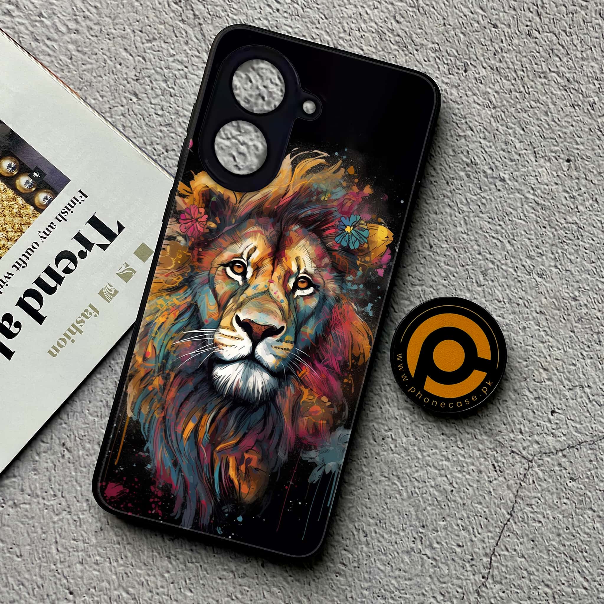 Xiaomi Redmi A5 - Tiger 2.0 Series - Premium Metal Printed soft Bumper shock Proof Case