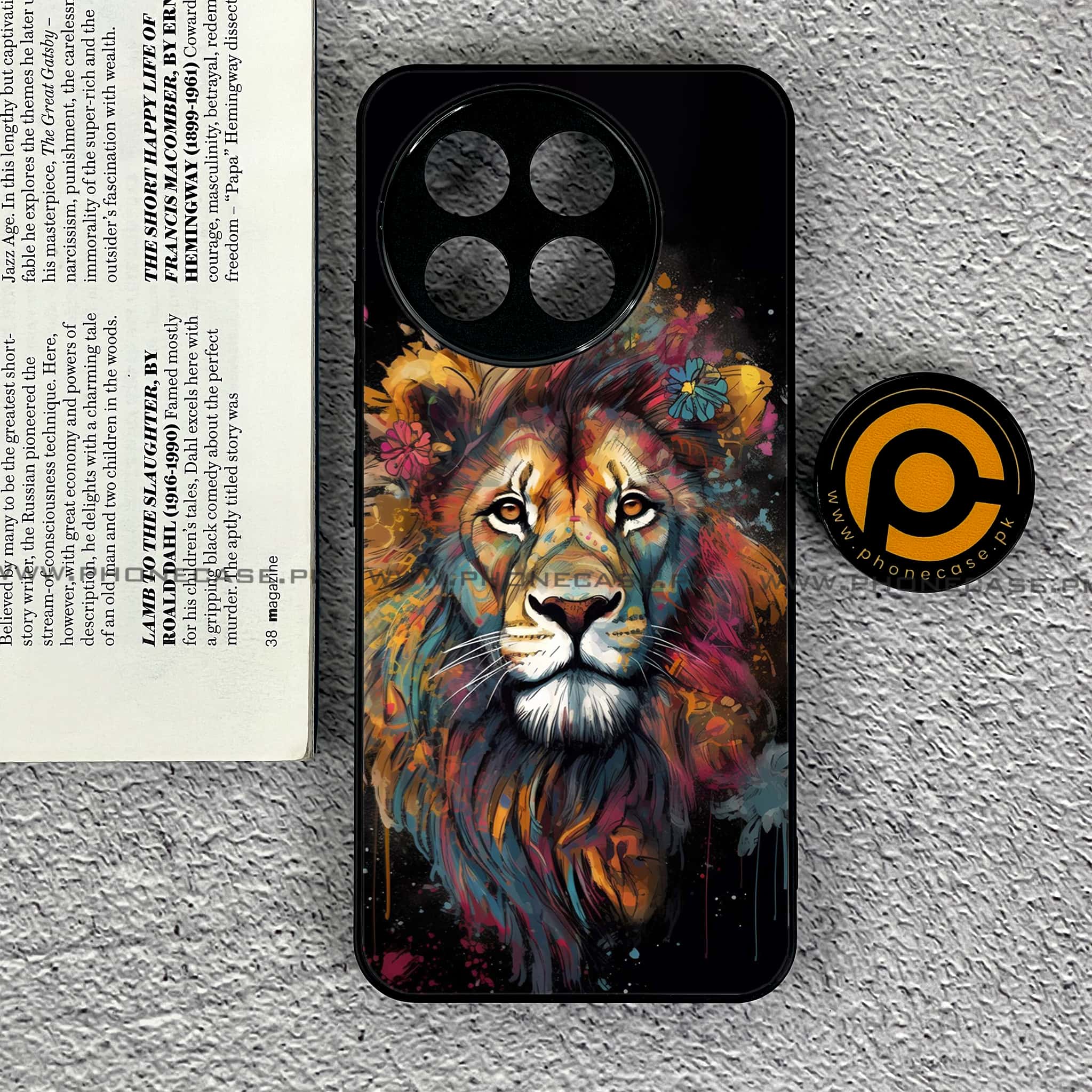 OnePlus Ace 5 - Tiger 2.0 Series - Premium Metal Printed soft Bumper shock Proof Case