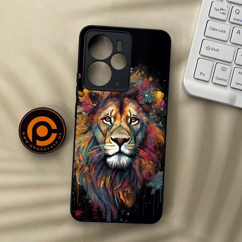 Realme 14T 5G - Tiger 2.0 Series - Premium Metal Printed soft Bumper Shock Proof Case