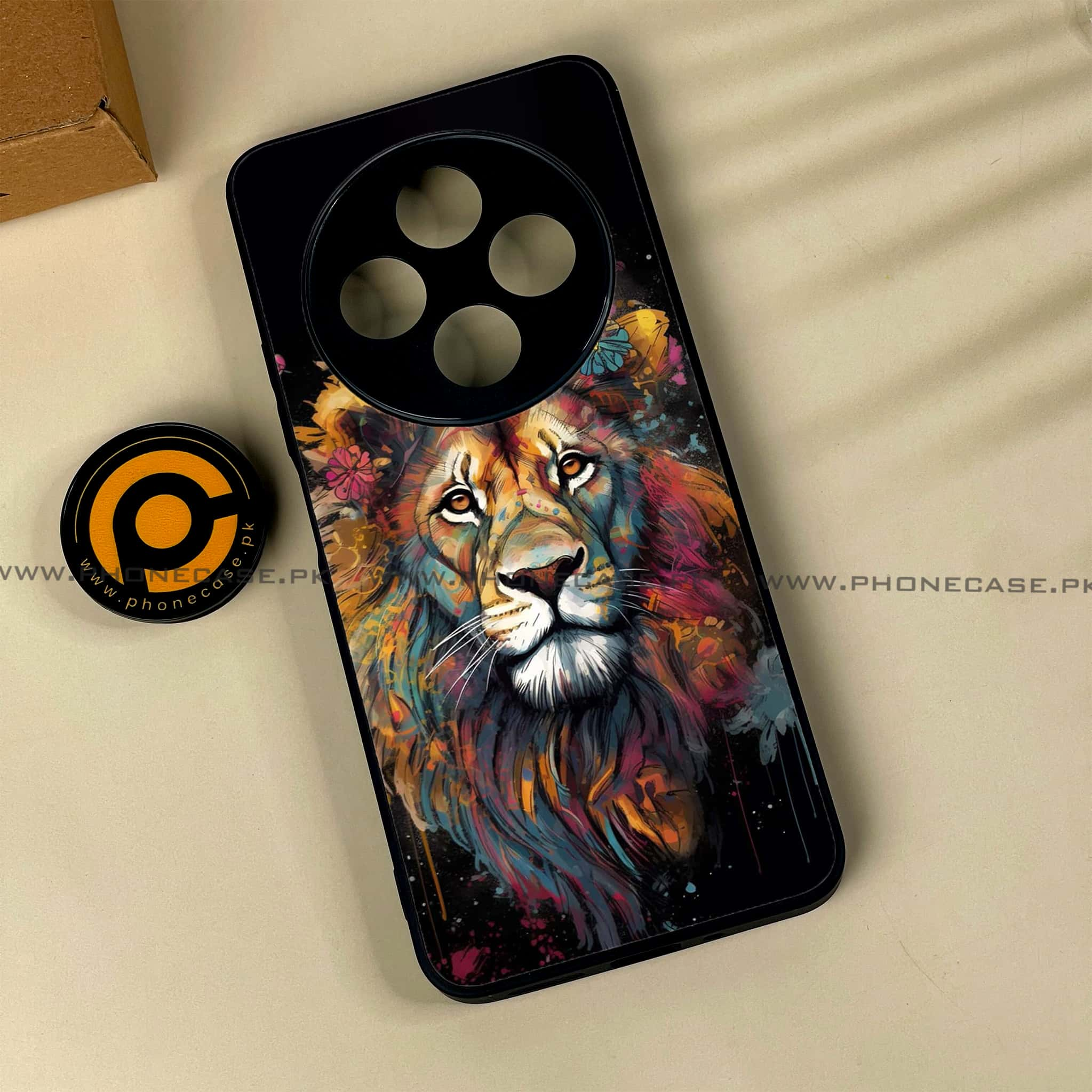 Xiaomi Poco C75 4G - Tiger 2.0 Series - Premium Printed Glass soft Bumper shock Proof Case