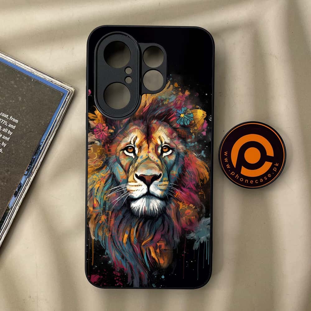 Vivo X200 FE - Tiger 2.0 Series - Premium Metal Printed soft Bumper Shock Proof Case