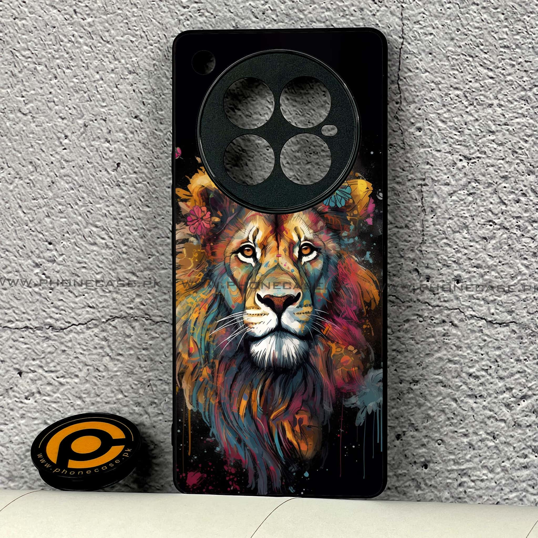 Infinix Zero 40 - Tiger 2.0 Series - Premium Printed Glass soft Bumper shock Proof Case