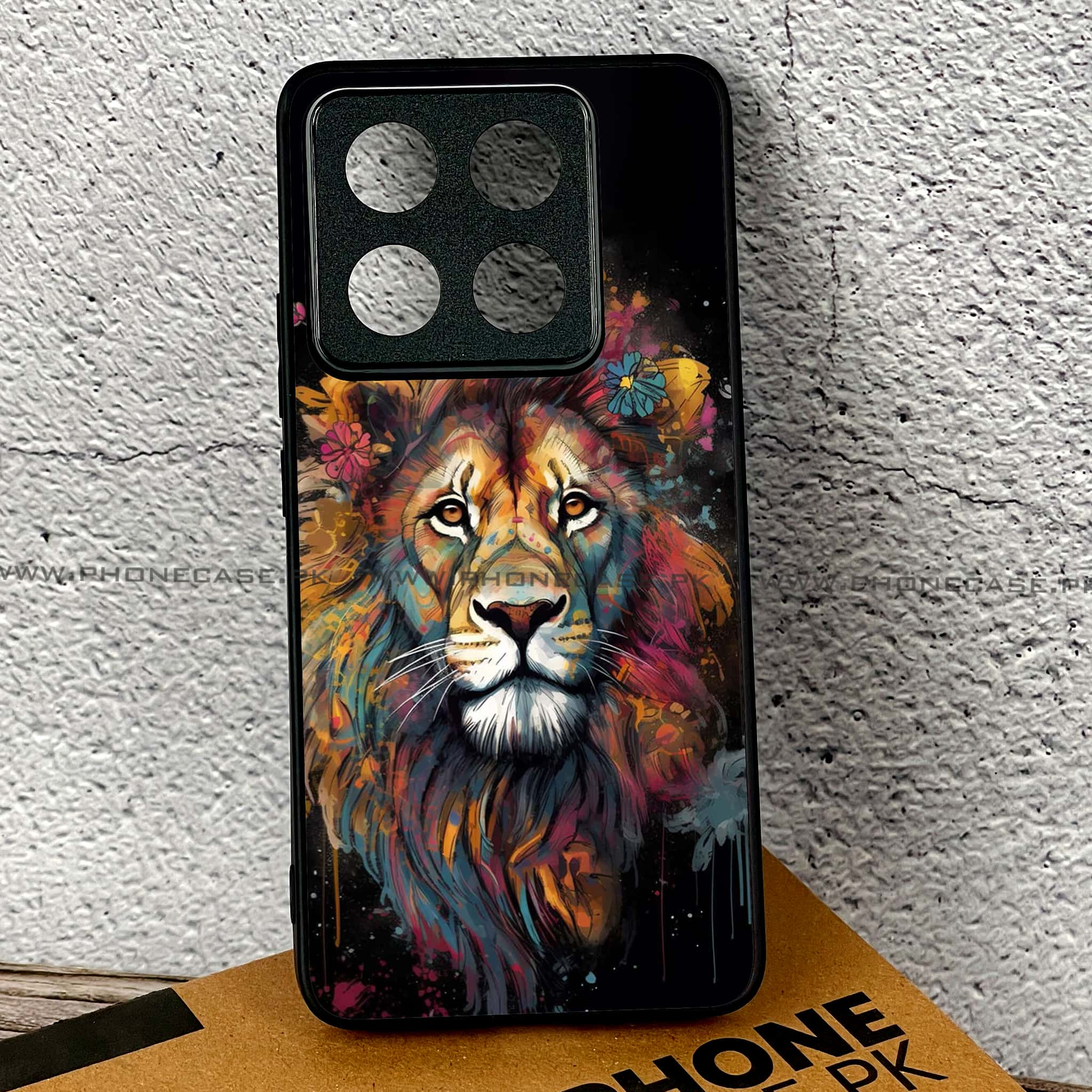 Xiaomi 14T Pro - Tiger 2.0 Series - Premium Printed Glass soft Bumper shock Proof Case