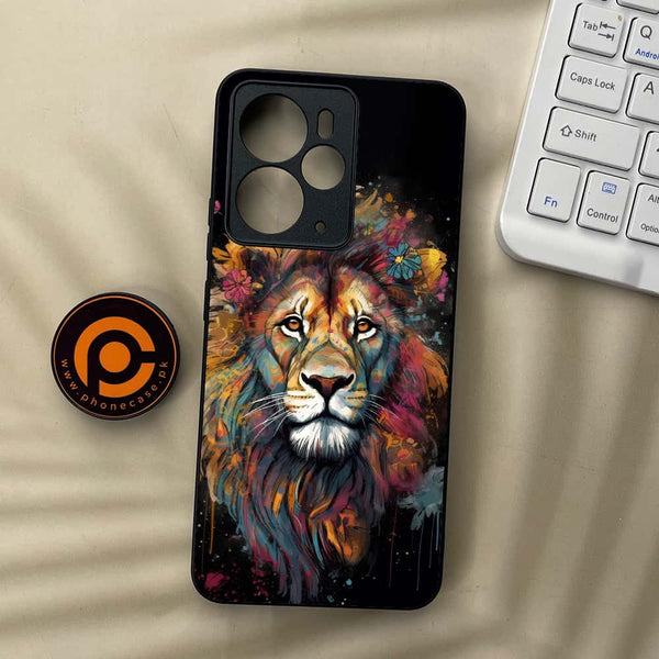 Realme 14 5G - Tiger 2.0 Series - Premium Metal Printed soft Bumper Shock Proof Case