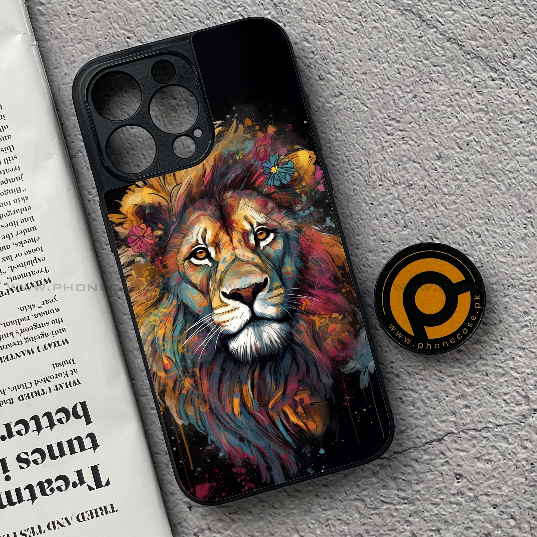 iPhone 15 Pro - Tiger 2.0 Series - Premium Metal Printed soft Bumper shock Proof Case