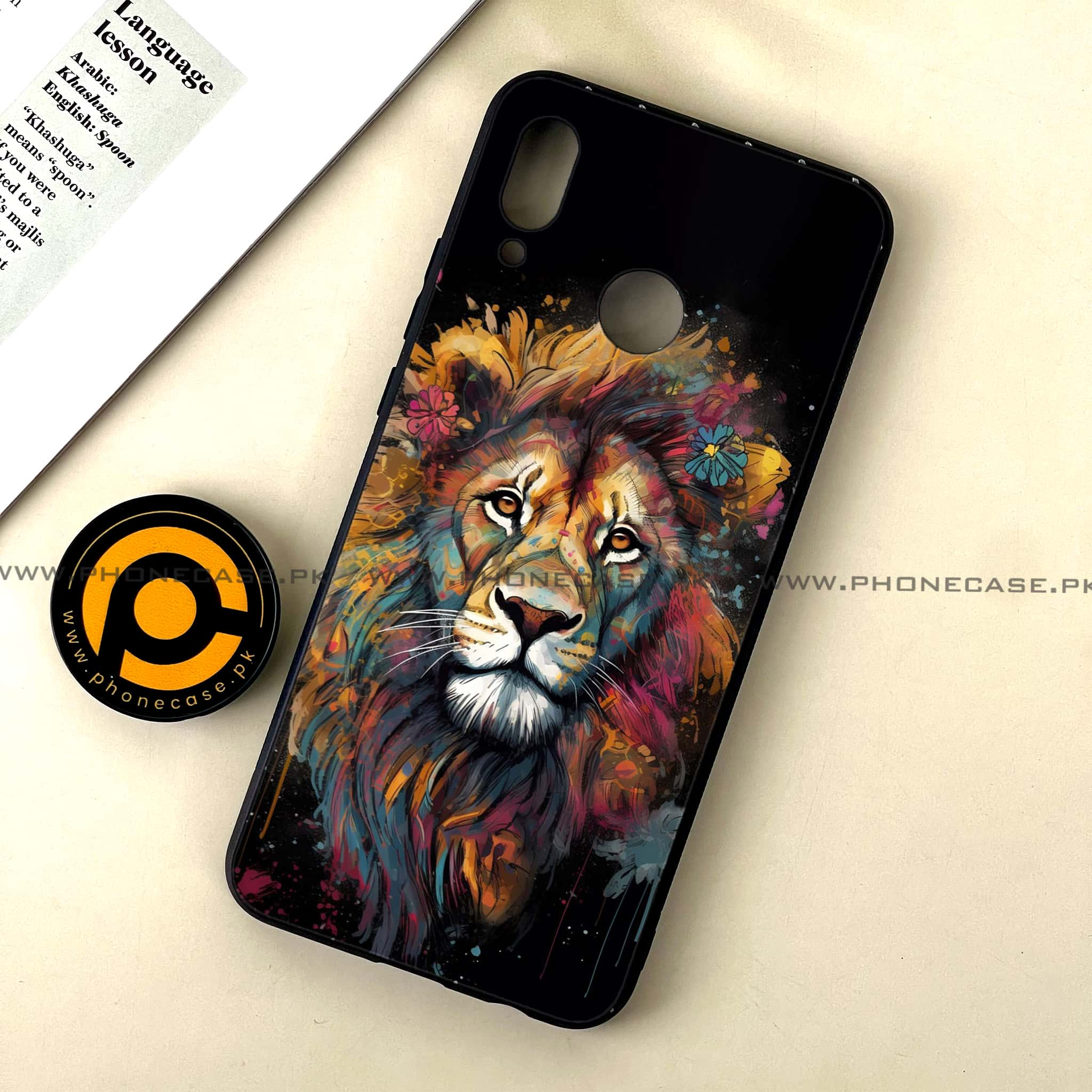 Huawei Nova 3 - Tiger 2.0 Series - Premium Printed Glass soft Bumper shock Proof Case