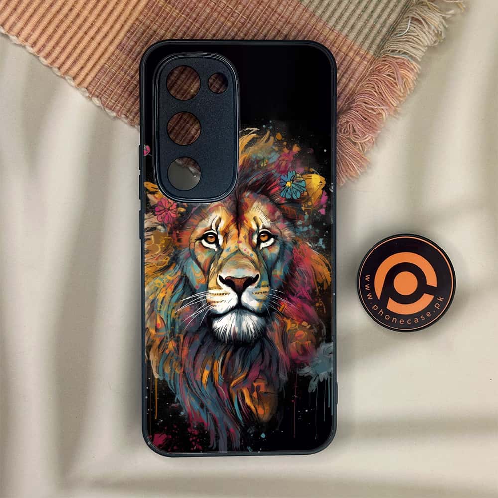 Tecno Spark 40 Pro Plus - Tiger 2.0 Series - Premium Metal Printed soft Bumper shock Proof Case