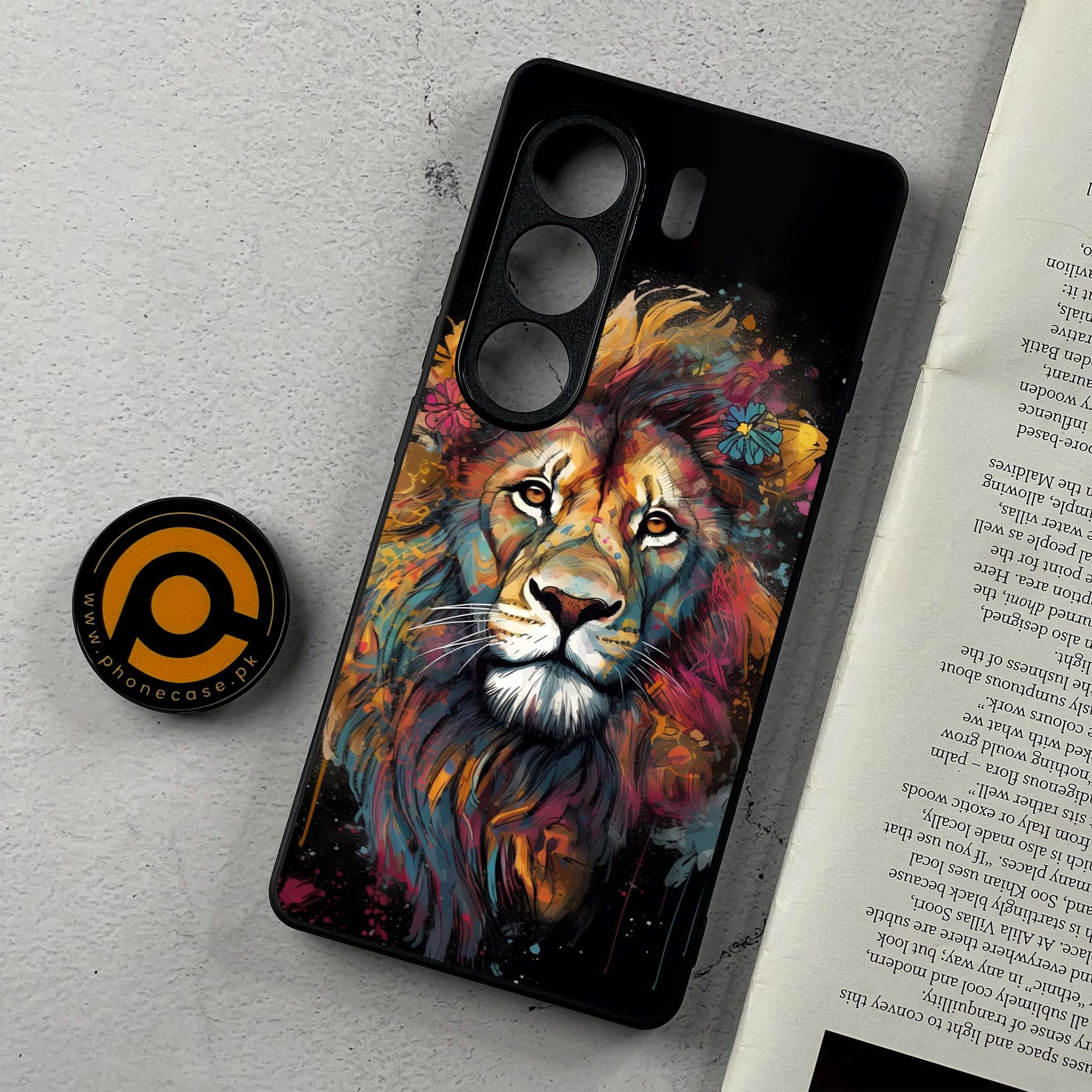 Tecno Camon 40 - Tiger 2.0 Series - Premium Metal Printed Soft Bumper Shockproof Case