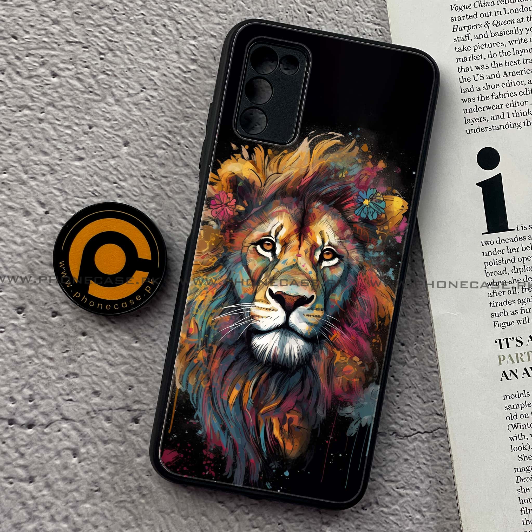 Samsung Galaxy A02s - Tiger 2.0 Series  - Premium Printed Metal soft Bumper shock Proof Case