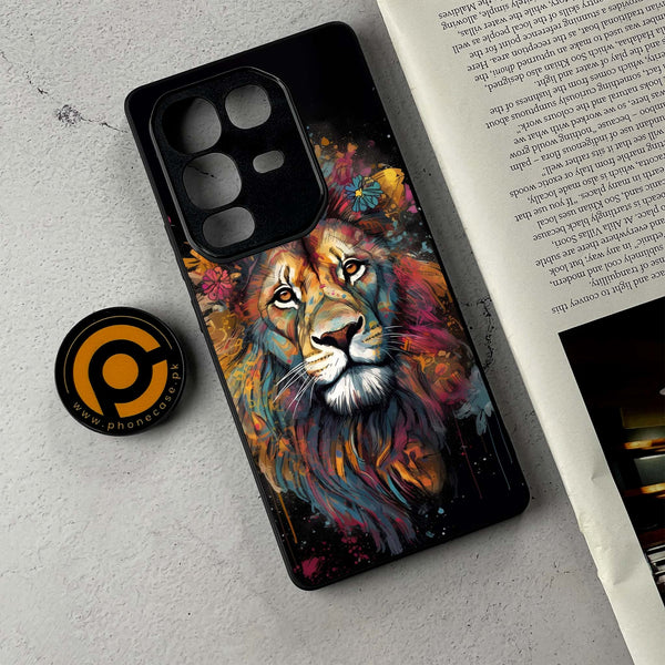 Infinix Note 50 - Tiger 2.0 Design 10- Premium Metal Printed Soft Bumper Shockproof Case CS-44601