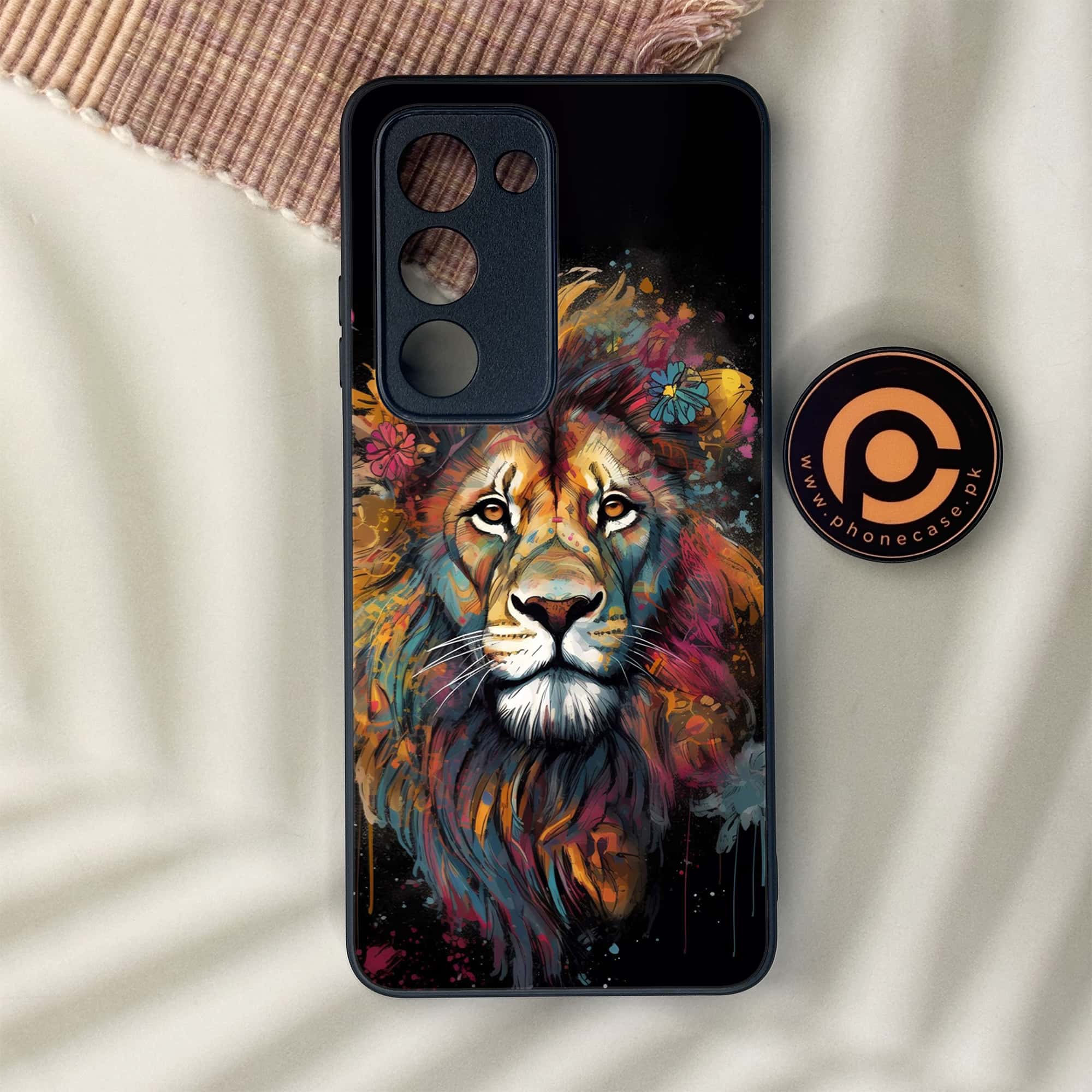 Oppo A5 2025 - Tiger 2.0 Series - Premium Metal Printed soft Bumper shock Proof Case