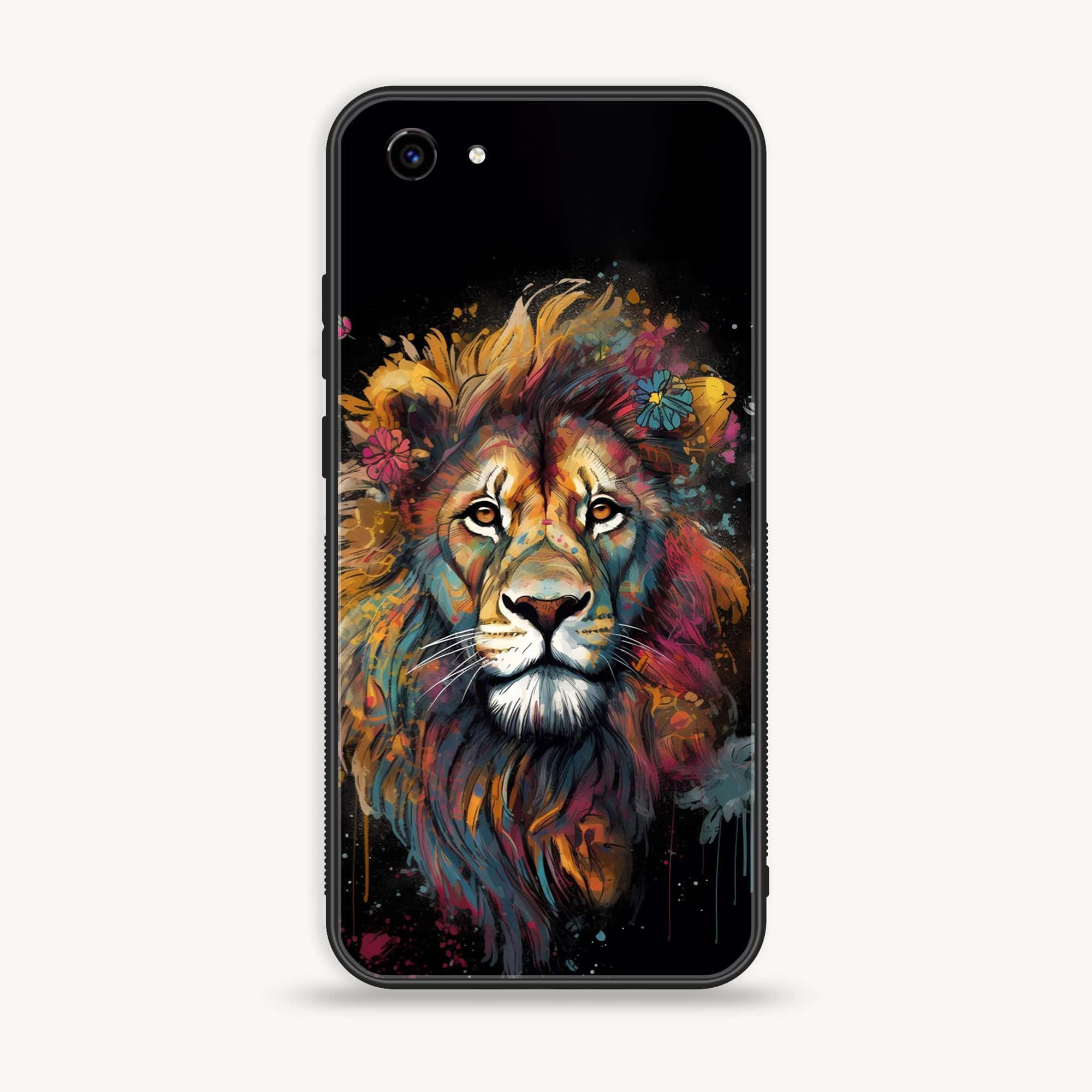 Vivo Y83 - Tiger 2.0 Series - Premium Printed Glass soft Bumper shock Proof Case