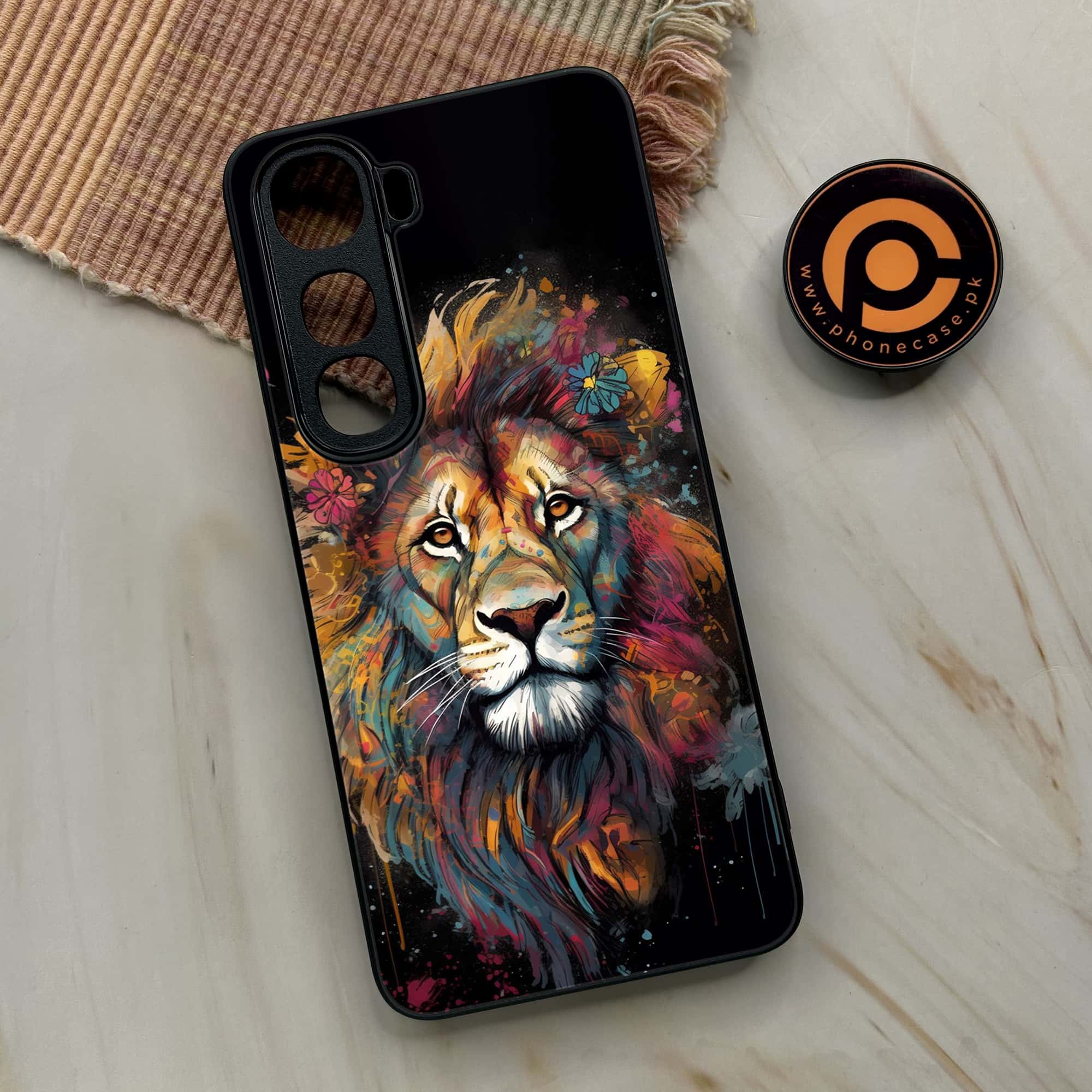 Vivo Y400 - Tiger 2.0 Series - Premium Metal Printed soft Bumper shock Proof Case
