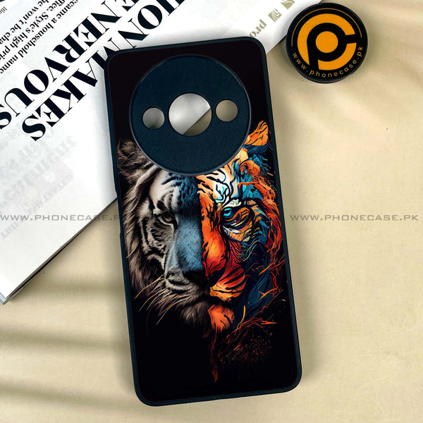 Xiaomi Redmi A3x - Tiger 2.0 Series - Premium Printed Metal soft Bumper shock Proof Case