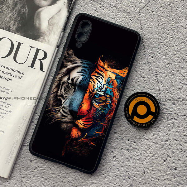 Samsung Galaxy A02 - Tiger 2.0 Series - Premium Printed Metal soft Bumper shock Proof Case