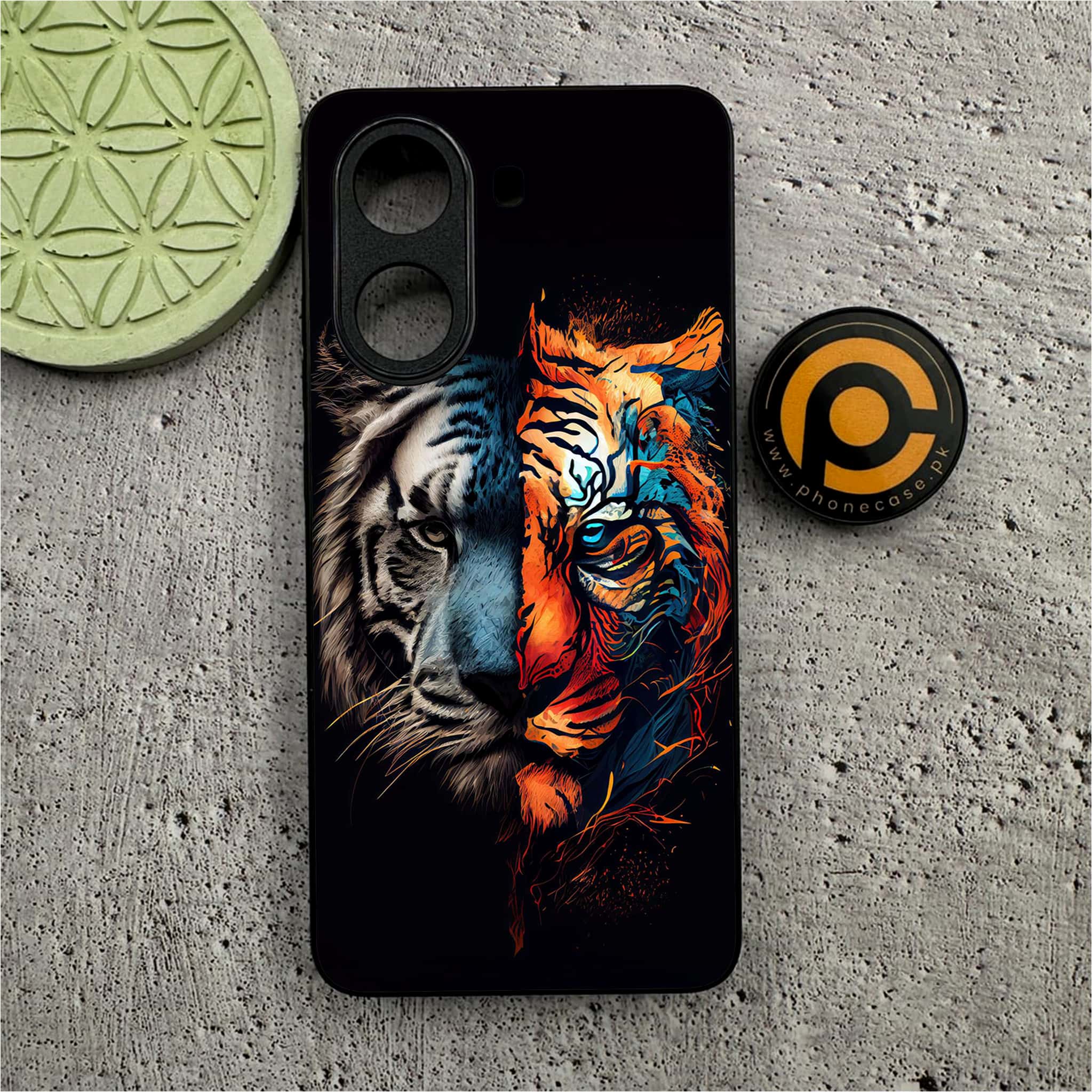 Xiaomi Redmi Turbo 4 - Tiger 2.0 Series - Premium Metal Printed soft Bumper shock Proof Case