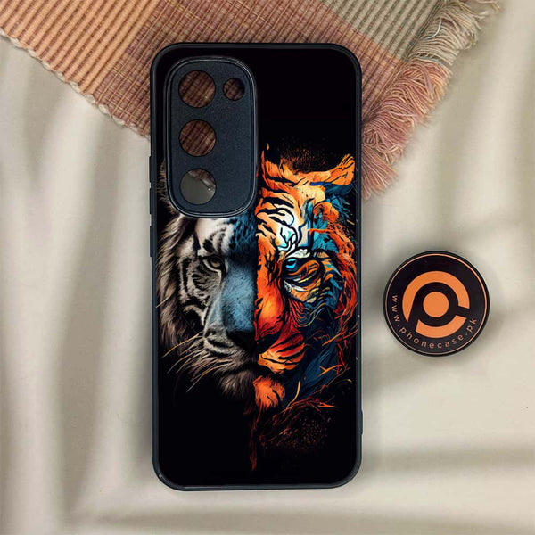 Tecno Spark 40 Pro Plus - Tiger 2.0 Series - Premium Metal Printed soft Bumper shock Proof Case