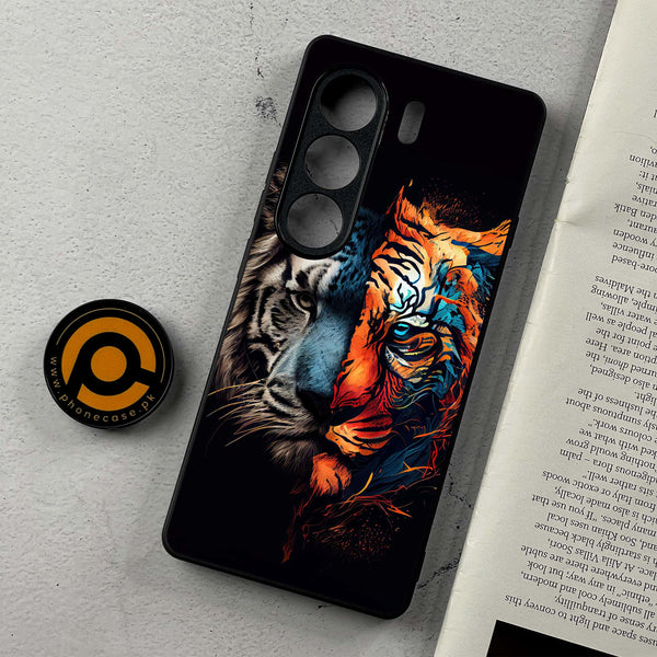 Tecno Camon 40 - Tiger 2.0 Series - Premium Metal Printed Soft Bumper Shockproof Case