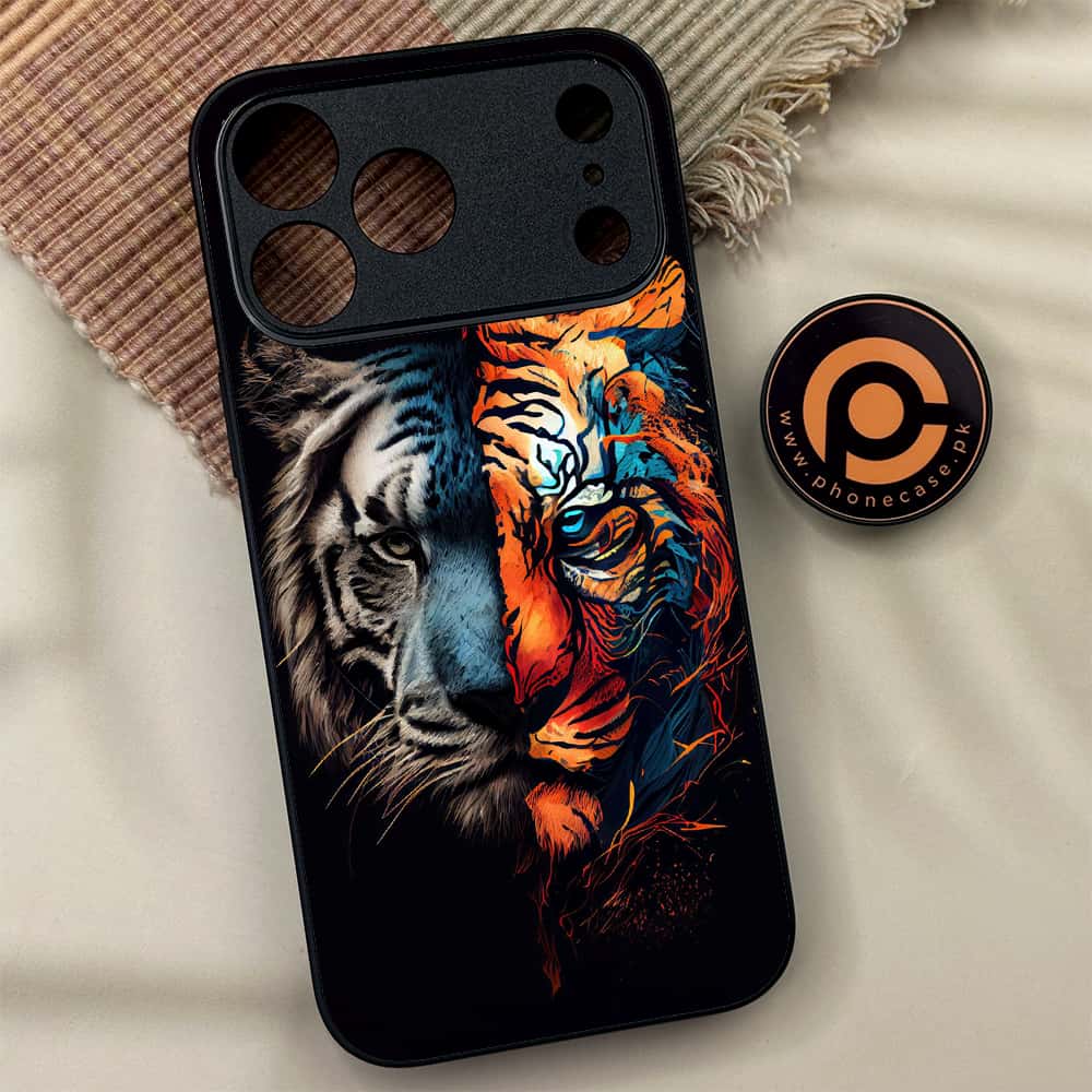 iPhone 17 Pro Max - Tiger 2.0 Series - Premium Metal Printed soft Bumper shock Proof Case