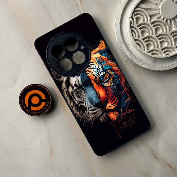 OnePlus 13 - Tiger 2.0 Series - Premium Metal Printed soft Bumper shock Proof Case