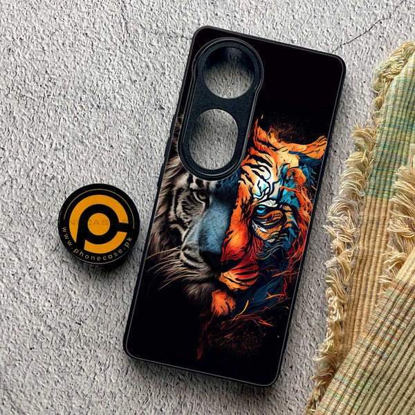 Vivo S19 Pro - Tiger 2.0 Series - Premium Metal Printed soft Bumper shock Proof Case