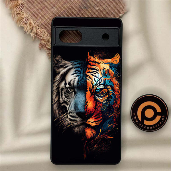 Google Pixel 6A - Tiger 2.0 Design 1 - Premium Metal Printed soft Bumper Shock Proof Case CS-36516
