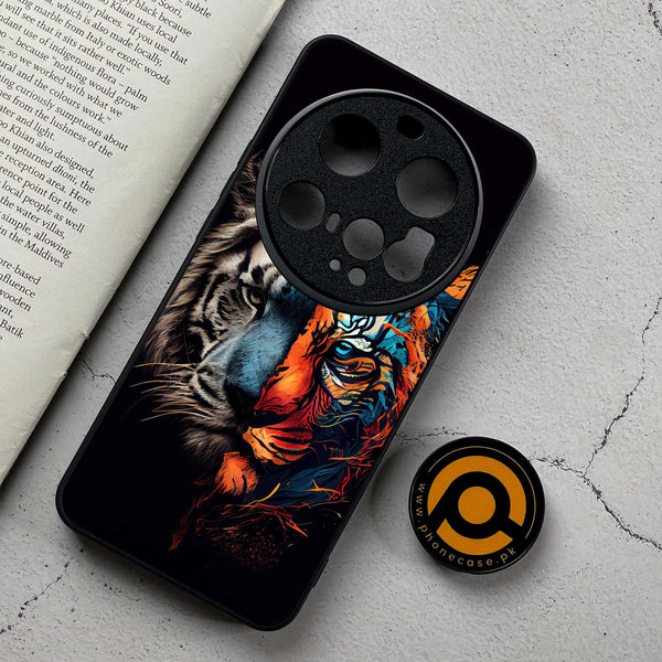 Xiaomi 15 Ultra - Tiger 2.0 Series - Premium Metal Printed Soft Bumper Shockproof Case